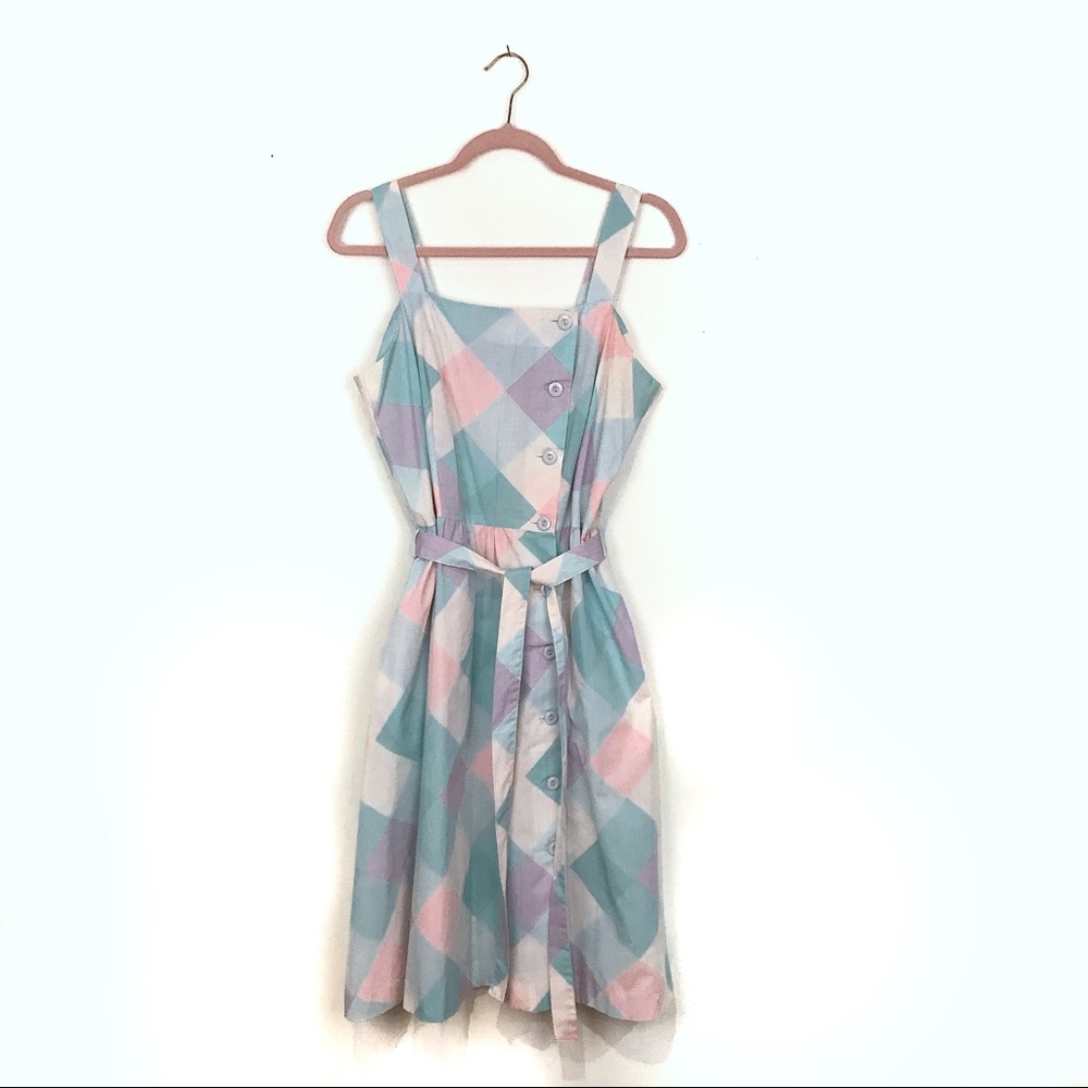 Handmade vintage pin up dress Size 16